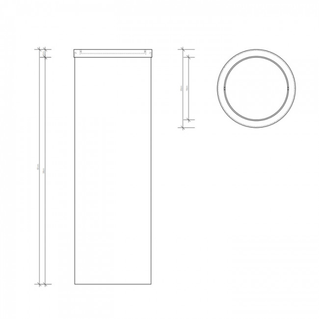 Decor Walther DW 1024 Корзина для бумаги 20xh60см, с крышкой, напольная, цвет: сталь полированная Decor Walther DW 1024 Корзина для бумаги 20xh60см, с крышкой, напольная, цвет: сталь полированная