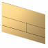 TECEsquare II. Панель смыва, металл, PVD Матовое золото 9240838