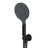 Bossini CE3002C.073 Apice Комплект для душа с держателем с подводом воды, ручным душем и шлангом 1500 мм., цвет: черный матовый