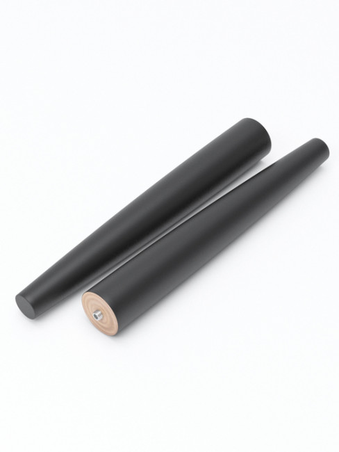 Опора мебельная, 2 шт, массив березы, 30 см, черный, Optima Home, IDDIS, OPH30B1i96