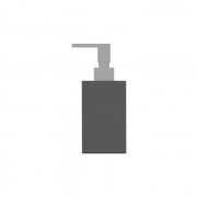 Bertocci Fly Дозатор для жидкого мыла, композит, цвет: черный/хром