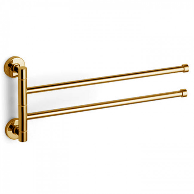 Bertocci Cinquecento Полотенцедержатель двойной, поворотный 37 см, подвесной, цвет: золото Bertocci Cinquecento Полотенцедержатель двойной, поворотный 37 см, подвесной, цвет: золото
