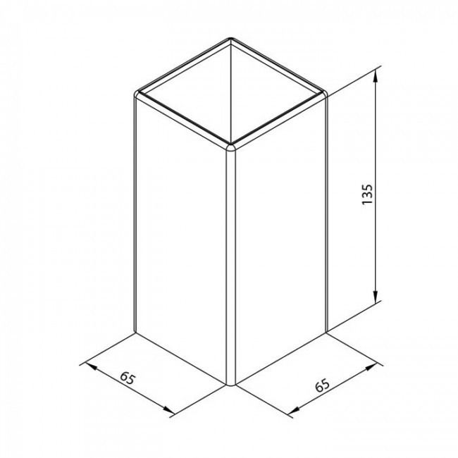Стакан настольный Bongio Domino, цвет: белый