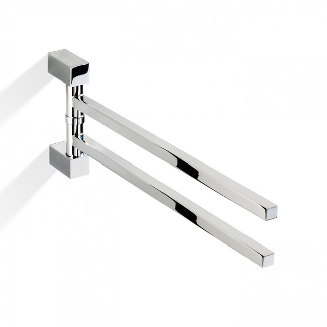 Decor Walther Corner HTH2 Полотенцедержатель поворотный 39.8см, двойной, подвесной, цвет: хром Decor Walther Corner HTH2 Полотенцедержатель поворотный 39.8см, двойной, подвесной, цвет: хром
