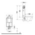 Duravit DuraSystem Рама для установки подвесного унитаза 91x44x15 см, для замуровки в стену, в сборе с бачком 9л