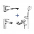 Комплект смесителей Lemark Point "3 в 1" (LM0381C)