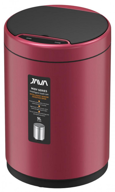 Сенсорное ведро 9 л JAVA (S-882-9R) Сенсорное ведро 9 л JAVA (S-882-9R)