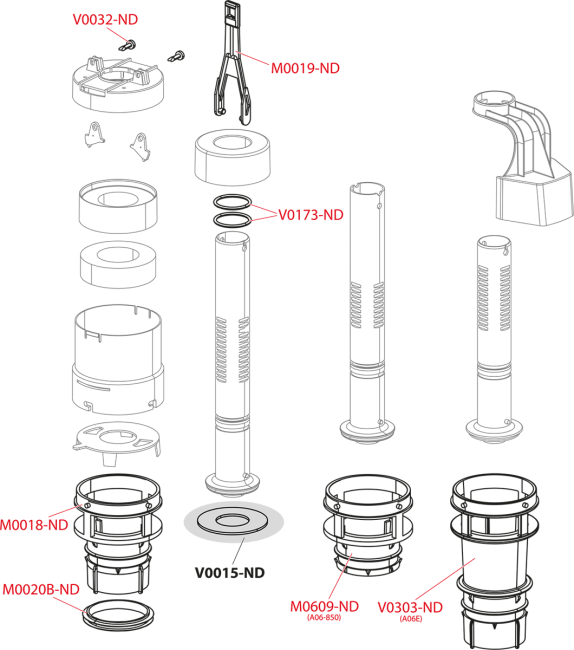 Alcaplast A06E Сливной механизм ECOLOGY для скрытых систем инсталляции