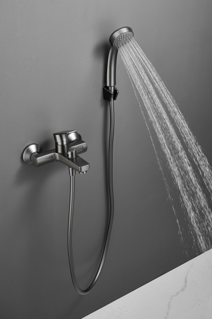 Смеситель для ванны HAIBA цвет: оружейная сталь (HB60719-3)