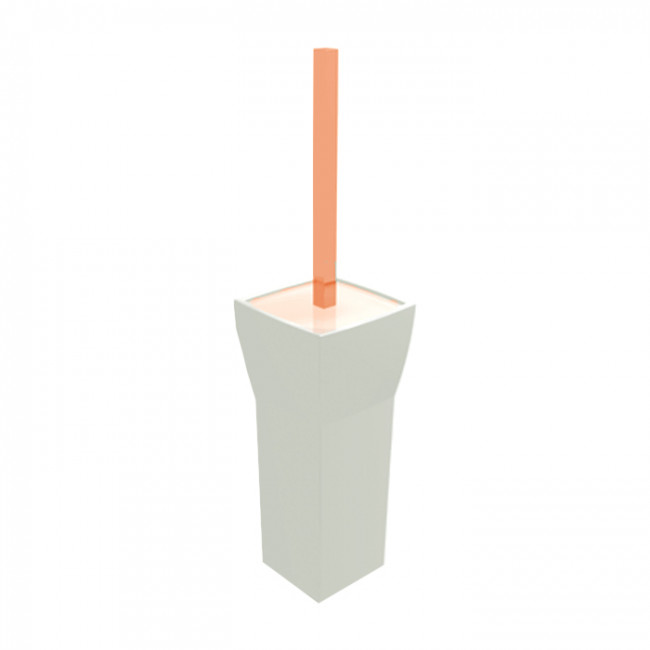 Bertocci Grace Ерш напольный, цвет: белая керамика/розовое золото