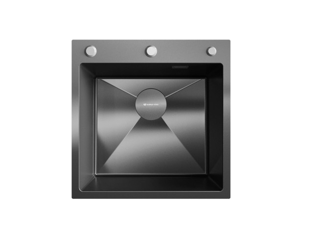 Мойка ULGRAN STEEL 500 Х 500, цвет «вороненая сталь» (US 500х500-003) Мойка ULGRAN STEEL 500 Х 500, цвет «вороненая сталь» (US 500х500-003)