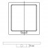 Душевой поддон квадратный RGW STA-01W Белый 900x900
