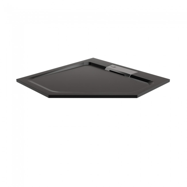 Душевой поддон трапеция RGW STA-61B Черный 900x900