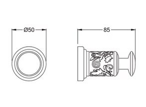 Крючок Schein Carving 7065001