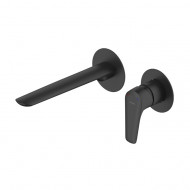 Встраиваемый смеситель для умывальника, черный матовый, Dale, Milardo, DALBL00M65