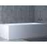 Salini Orlando kit Встраиваемая ванна 180х80х60cм, "Up&Down", сифон, щелевой слив-перелив, S-Stone, цвет: белый матовый