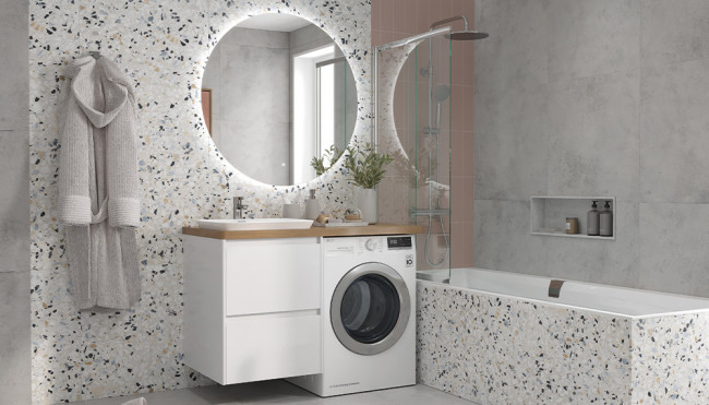 Тумба подвесная Velvex Klaufs 56*60.2Y (белый) под столешницу (tp.KLA.56.2Y)