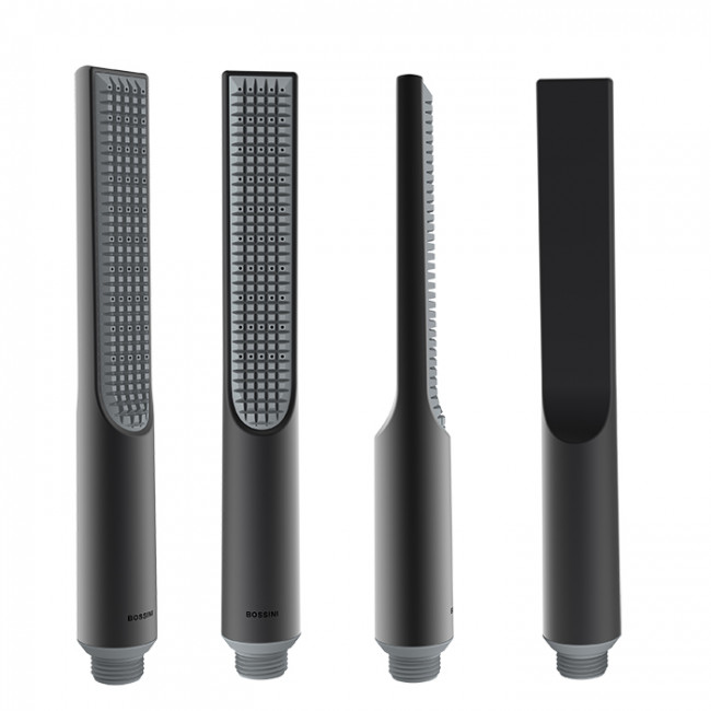 Bossini B00910.073 Apice Ручной душ Slim, цвет: черный матовый