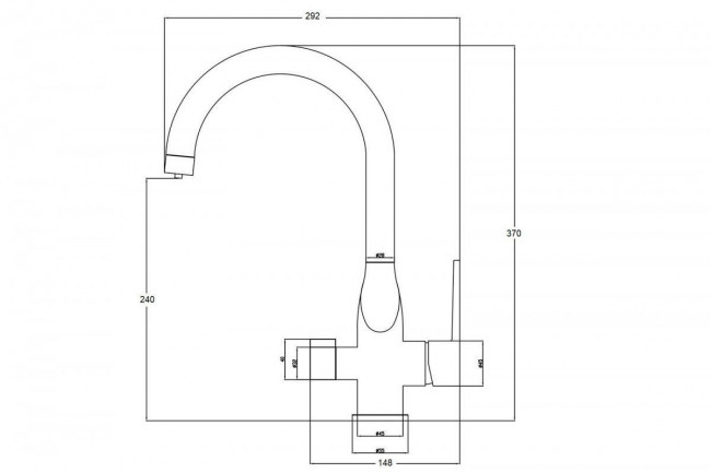 Смеситель Steel Hammer SH 910 BLACK BR для кухонной мойки