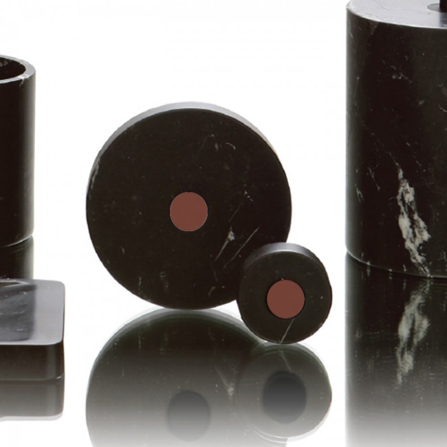 Bertocci Carrarino Крючок, подвесной, d5х5см., цвет: черный мрамор/розовое золото Bertocci Carrarino Крючок, подвесной, d5х5см., цвет: черный мрамор/розовое золото