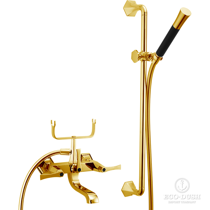 CISAL Cherie Смеситель для ванны двухрычажный, с душевым комплектом ...