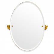 TW Harmony 021, вращающееся зеркало овальное 56х66см, цвет: держателя: золото