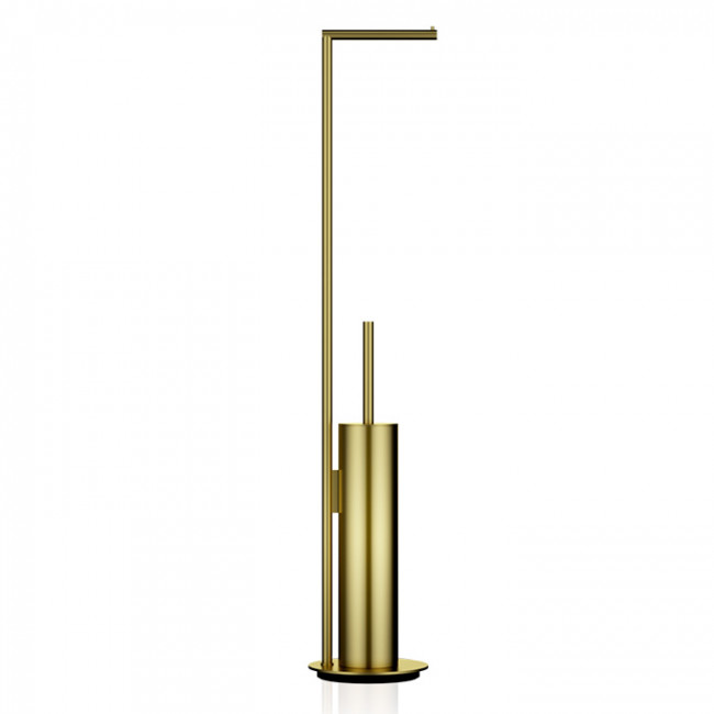 Decor Walther Mikado SBK Напольная стойка 73.5см., с ершиком и бумагодержателем, цвет: латунь Decor Walther Mikado SBK Напольная стойка 73.5см., с ершиком и бумагодержателем, цвет: латунь
