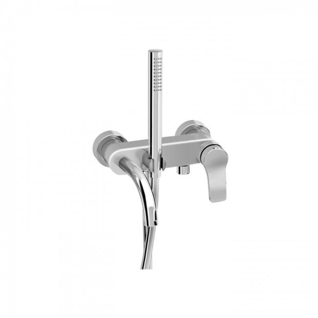 Fantini AL/23 Смеситель для ванны, настенный, излив: 190 мм, цвет: хром