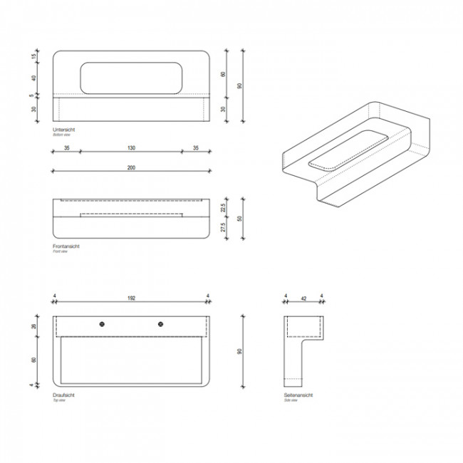 Decor Walther Form 20 LED Светильник настенный 20x9x5см, светодиодный, 1x LED 16W, цвет: никель сатинированный