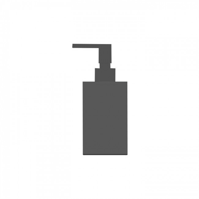 Bertocci Fly Дозатор для жидкого мыла, композит, цвет: черный/черный матовый