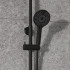 Лейка для душа Milardo Rora 4F черная матовая (ROR4FBRM18)