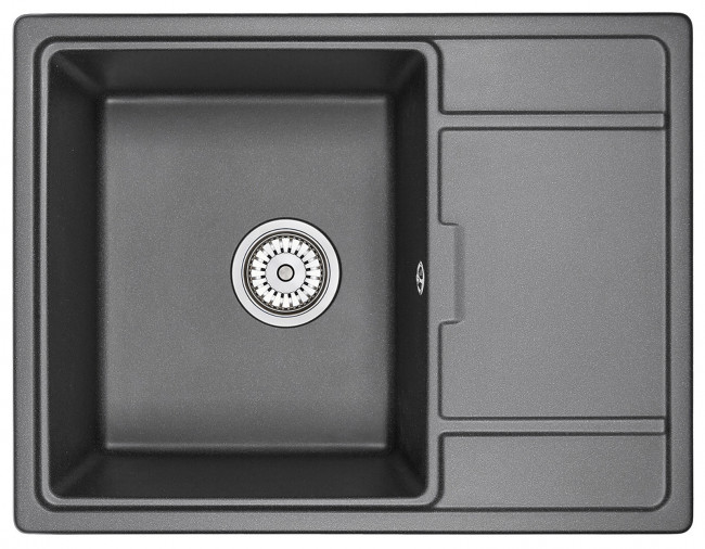 Кухонная мойка GRANULA (6503, ЧЁРНЫЙ)