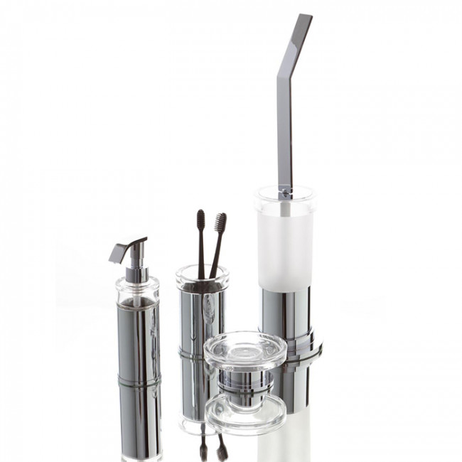 Bertocci ES Дозатор настольный хрусталь, цвет: фурнитуры Oro Matt