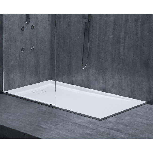 Salini Capri Поддон 150х80х8.2cм, с сифоном, S-Sense, цвет: белый глянцевый