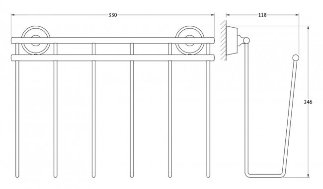 Газетница FBS Vizovice VIZ 052