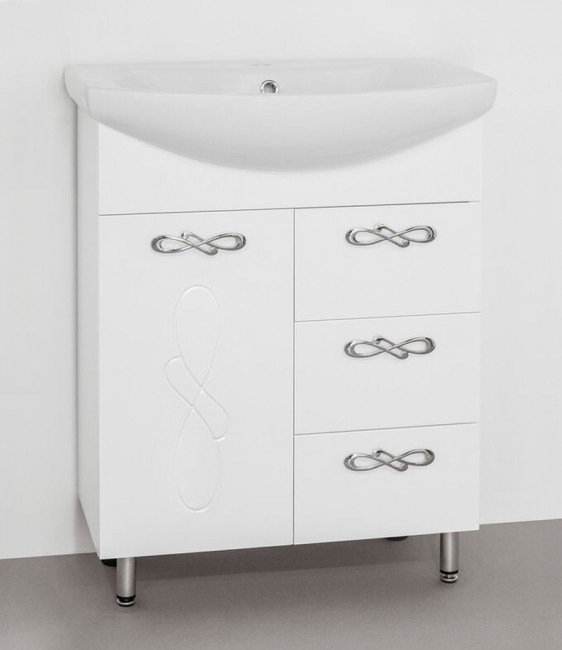 Тумба с раковиной Style Line Венеция 65 (3 ящ.) под умывальник Балтика 66