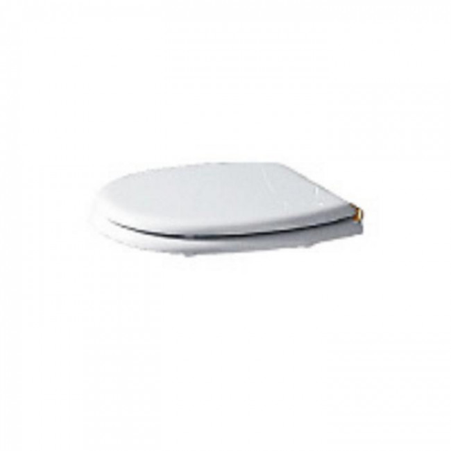 SIMAS Arcade Сиденье для унитаза, с микролифтом, цвет: белый/золото