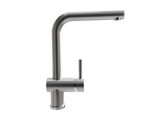 Смеситель ULGRAN Steel 022-001, цвет "брашированная сталь" (US-022-001)