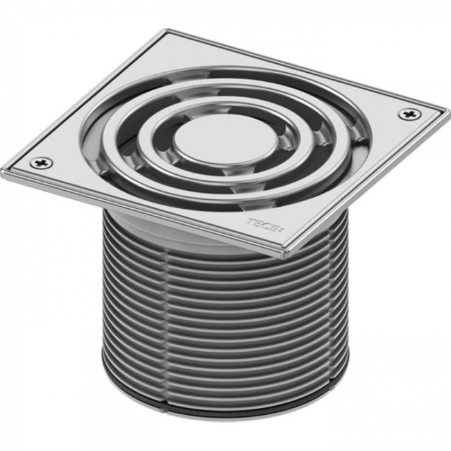TECEdrainpoint S Базовая решетка 150х150 мм с фиксаторами, с монтажным элементом, сталь 3660010