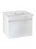 Тумба Runo Модена 75 напольная 2 ящика белая под умывальник Оскар 75 (00-00001453)