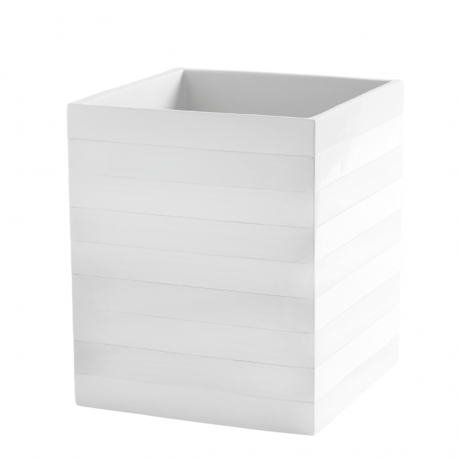 Корзина для мусора Kassatex Cabana White ACL-WB-W Корзина для мусора Kassatex Cabana White ACL-WB-W