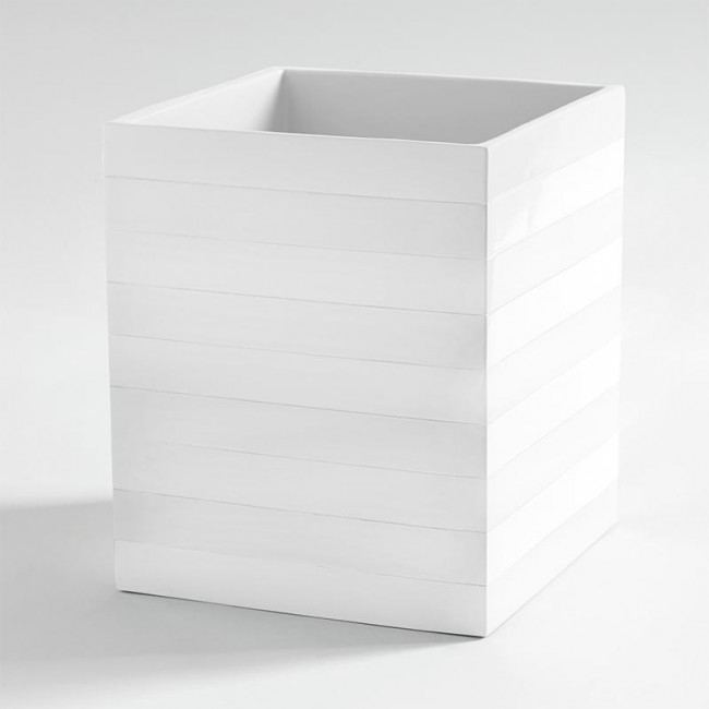 Корзина для мусора Kassatex Cabana White ACL-WB-W Корзина для мусора Kassatex Cabana White ACL-WB-W