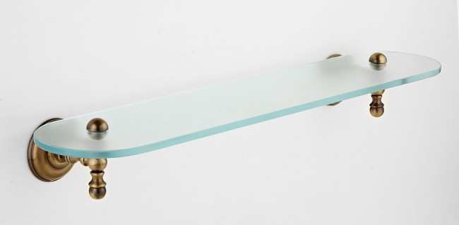 Полка стеклянная 60 см WellWood Edinburgh Bronze AC-0313B0209