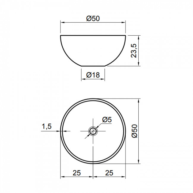 Antonio Lupi Urnamood Раковина 40х60 см, без отв., накладная, цвет: белый Antonio Lupi Urnamood Раковина 40х60 см, без отв., накладная, цвет: белый