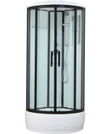 Душевая кабина Timo Standart Black 80*80*220  (T-6680B)