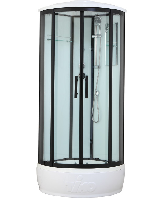 Душевая кабина Timo Standart Black 80*80*220  (T-6680B)