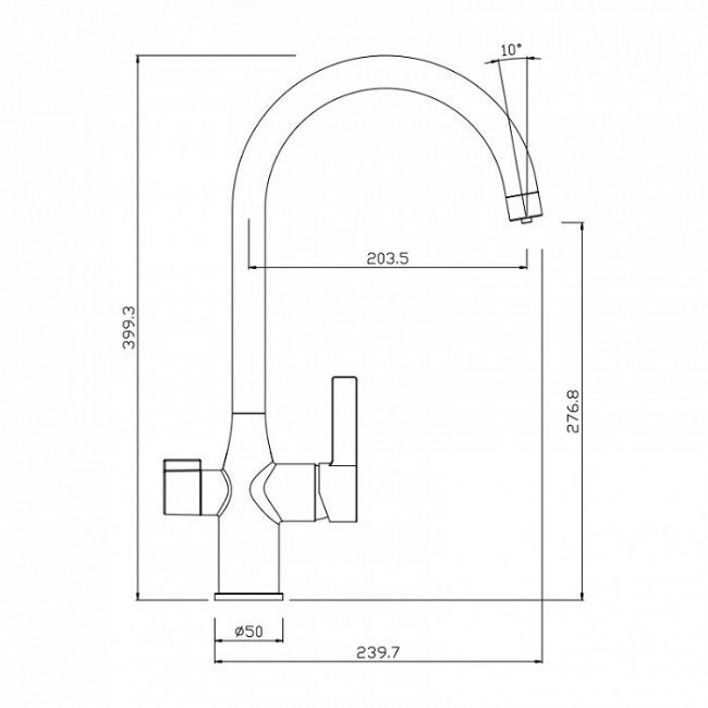 Смеситель для кухонной мойки IDDIS Pure (PURBNFJi05) Смеситель для кухонной мойки IDDIS Pure (PURBNFJi05)
