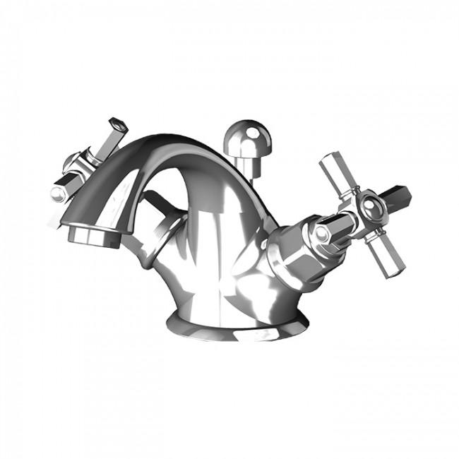 Gattoni TRD Смеситель для раковины, 1 отв., ручки Paris, цвет: хром TR310/18C0