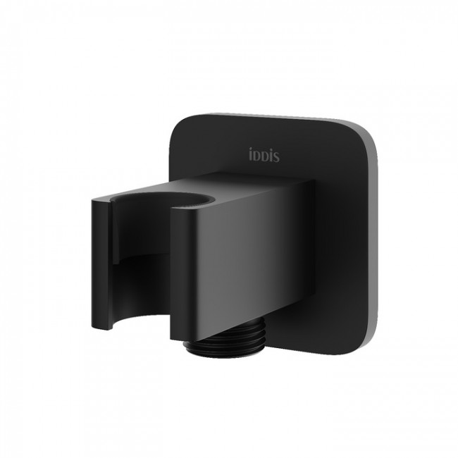 Выход для душа с держателем, латунь, черный матовый, Slide, IDDIS, (SLI60BBi62) Выход для душа с держателем, латунь, черный матовый, Slide, IDDIS, (SLI60BBi62)