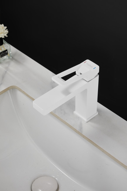 Смеситель для раковины HAIBA цвет: белый (HB10732-8)